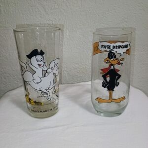 Cartoon Character Glass Set - Clear